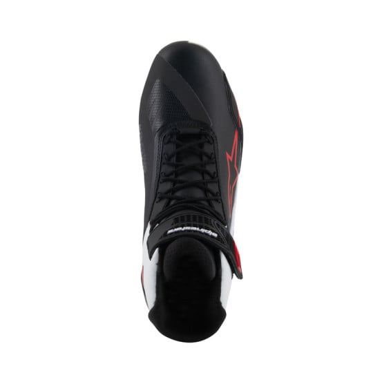 Baskets moto Alpinestars Faster-4 Noir Blanc Rouge