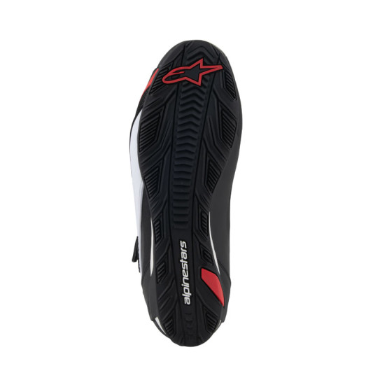 Baskets moto Alpinestars Faster-4 Noir Blanc Rouge