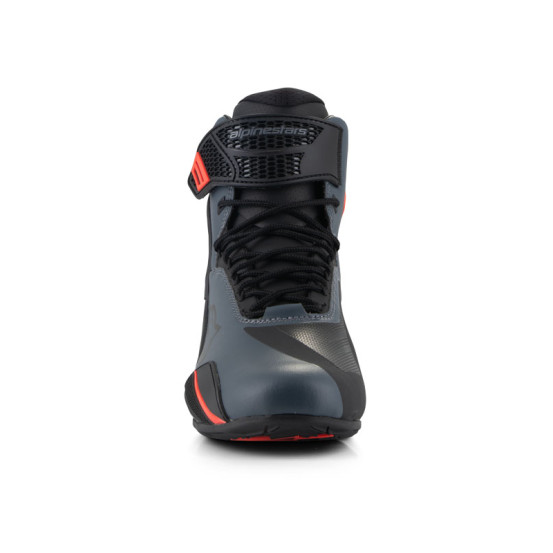 Baskets moto Alpinestars Faster-4 Noir Gris Rouge
