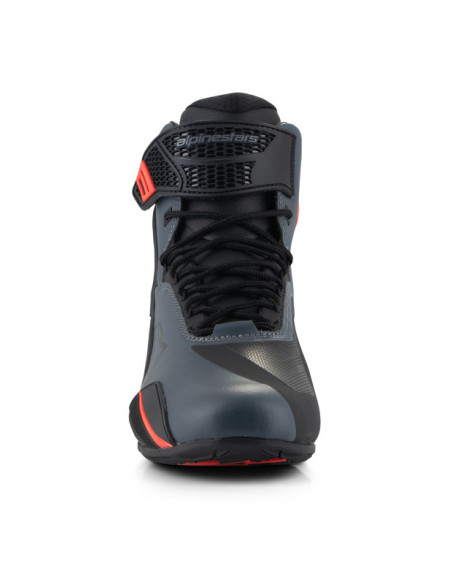 Baskets moto Alpinestars Faster-4 Noir Gris Rouge