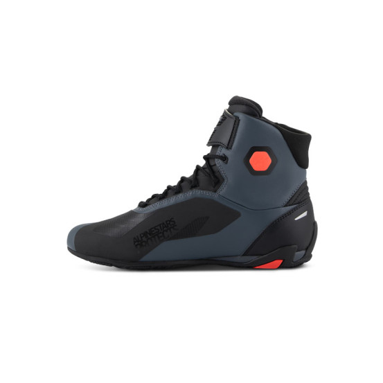 Baskets moto Alpinestars Faster-4 Noir Gris Rouge