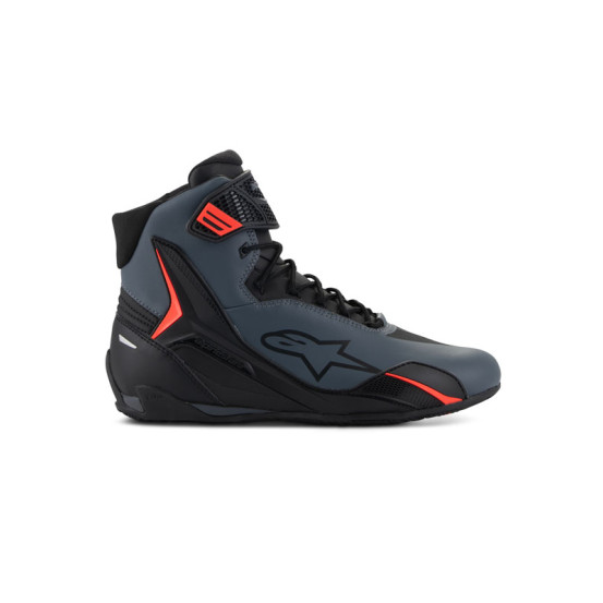 Baskets moto Alpinestars Faster-4 Noir Gris Rouge