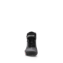 Baskets moto Alpinestars Sektor Noir Blanc Rouge Fluo 2