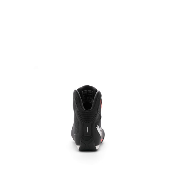 Baskets moto Alpinestars Sektor Noir Blanc Rouge Fluo