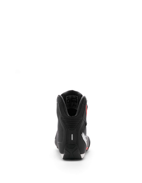 Baskets moto Alpinestars Sektor Noir Blanc Rouge Fluo