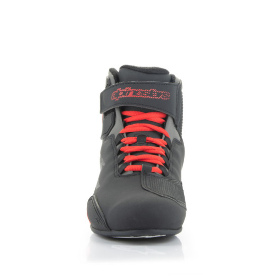 Baskets moto Alpinestars Sektor Noir Bright Rouge