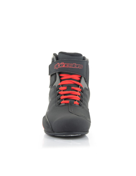 Baskets moto Alpinestars Sektor Noir Bright Rouge