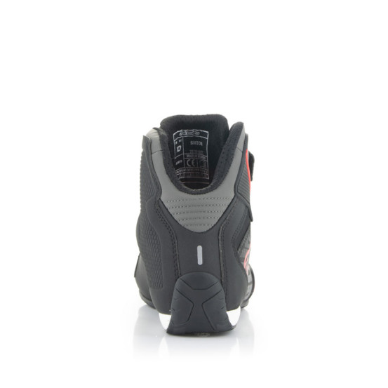Baskets moto Alpinestars Sektor Noir Bright Rouge