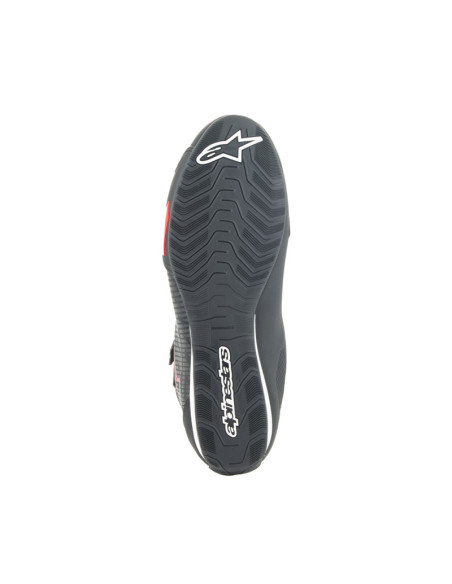Baskets moto Alpinestars Sektor Noir Bright Rouge