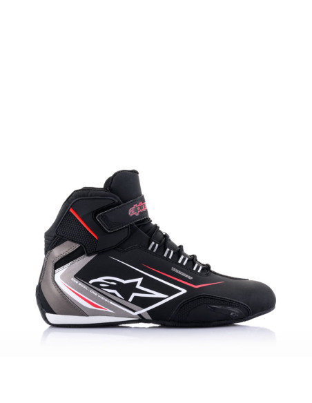 Baskets moto Alpinestars Sektor Waterproof Noir Blanc Gris