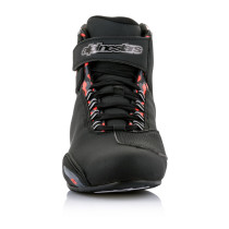 Baskets moto Alpinestars Sektor Waterproof Noir Rouge Fluo 2