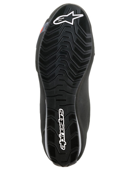 Baskets moto Alpinestars Sektor Waterproof Noir Rouge Fluo