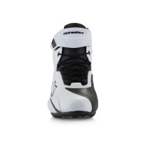 Baskets moto femme Alpinestars Stella Faster-4 Blanc Noir 2