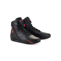 Baskets moto femme Alpinestars Stella Faster-4 Noir Diva Rose