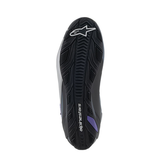 Baskets moto femme Alpinestars Stella Faster-4 Noir Gris Violet