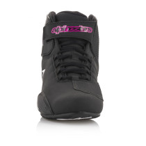 Baskets moto femme Alpinestars Stella Sektor Noir Fuschia 2