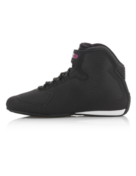Baskets moto femme Alpinestars Stella Sektor Noir Fuschia
