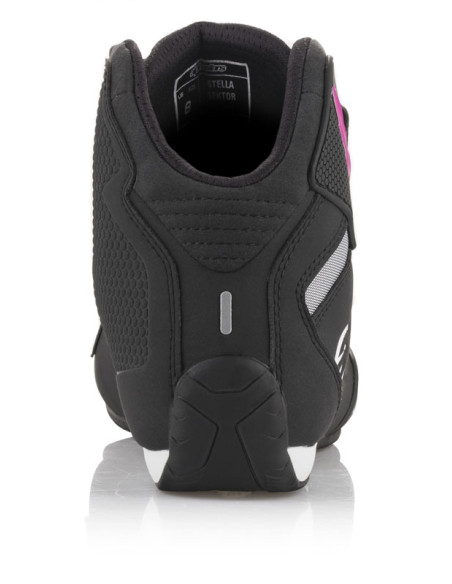 Baskets moto femme Alpinestars Stella Sektor Noir Fuschia