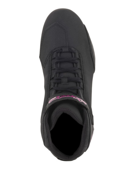 Baskets moto femme Alpinestars Stella Sektor Noir Fuschia