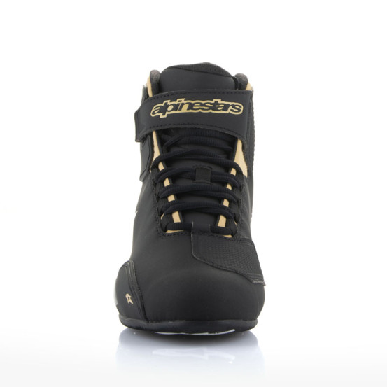 Baskets moto femme Alpinestars Stella Sektor Noir Or