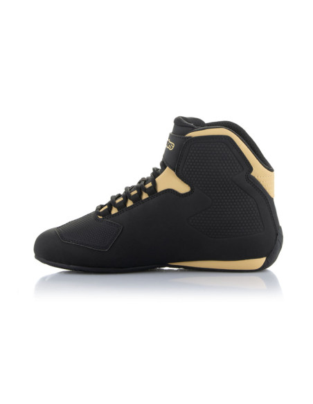 Baskets moto femme Alpinestars Stella Sektor Noir Or