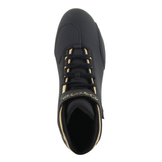 Baskets moto femme Alpinestars Stella Sektor Noir Or