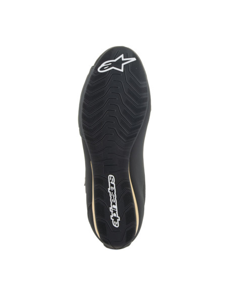 Baskets moto femme Alpinestars Stella Sektor Noir Or