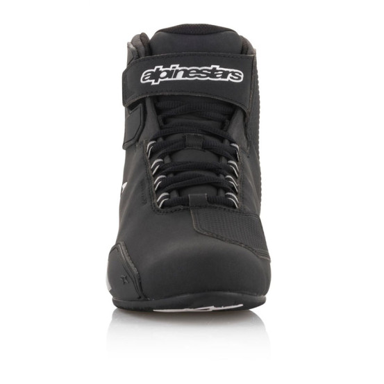 Baskets moto femme Alpinestars Stella Sektor Waterproof Noir Argent