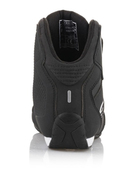 Baskets moto femme Alpinestars Stella Sektor Waterproof Noir Argent