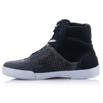 Baskets moto Alpinestars Chrome Air Noir Gris Bleu 2