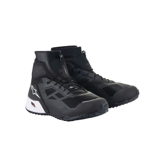 Baskets moto Alpinestars CR-1 Noir Blanc