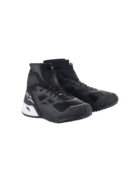 Baskets moto Alpinestars CR-1 Noir Blanc