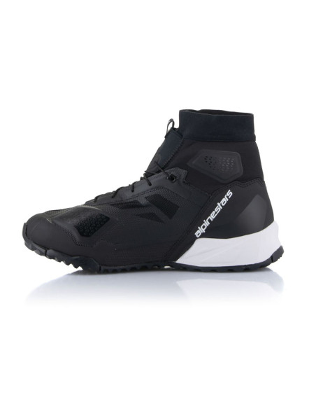 Baskets moto Alpinestars CR-1 Noir Blanc