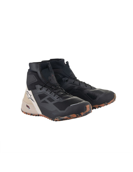 Baskets moto Alpinestars CR-1 Noir Marron
