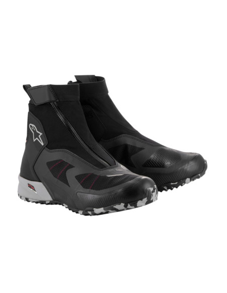 Baskets moto Alpinestars CR-8 Gore-Tex Noir Gris