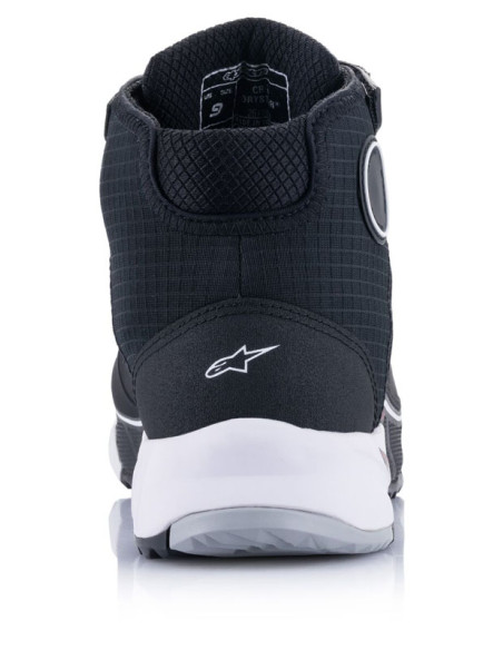 Baskets moto Alpinestars CR-X Drystar Noir Blanc