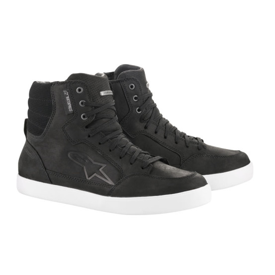 Baskets moto Alpinestars J-6 Waterproof Noir Blanc