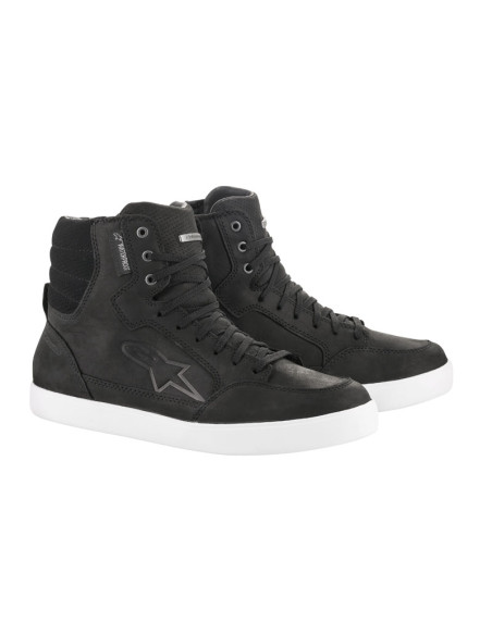 Baskets moto Alpinestars J-6 Waterproof Noir Blanc