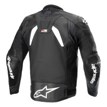 Blouson moto cuir Alpinestars GP Plus R V4 Noir Blanc 2