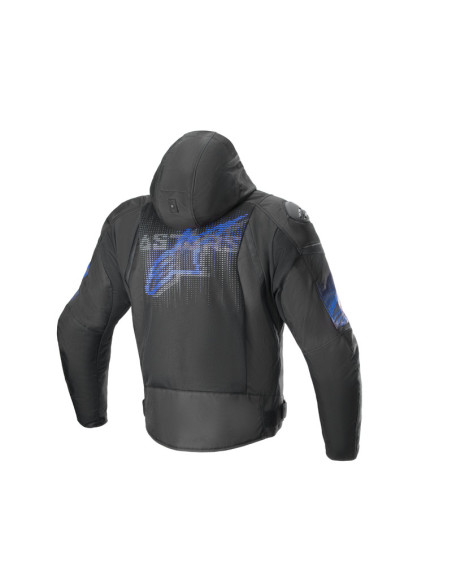 Blouson moto racing Alpinestars Zaca Air Venom Waterproof Noir Bleu