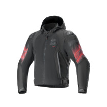 Blouson moto racing Alpinestars Zaca Air Venom Waterproof Noir Rouge