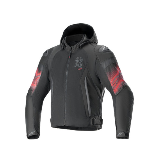 Blouson moto racing Alpinestars Zaca Air Venom Waterproof Noir Rouge