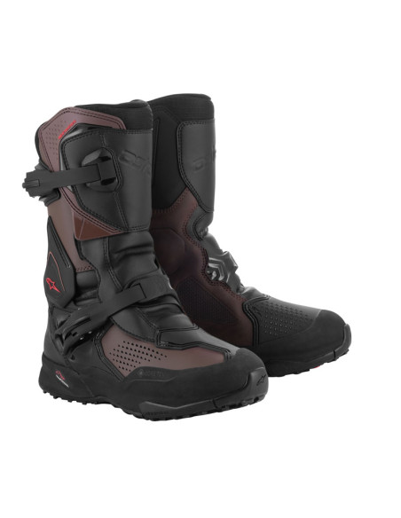 Bottes moto Alpinestars XT-8 Gore Tex Noir Marron
