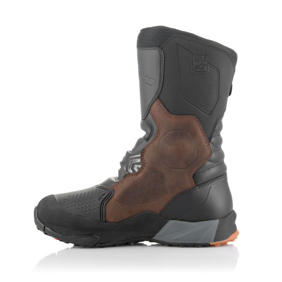 Bottes moto Alpinestars XT-8 Gore Tex Noir Marron