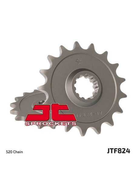 Pignon acier JT - Pas 520 - HUSQVARNA 250 à 610cc
