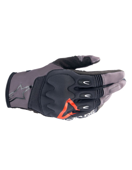 Gants enduro Alpinestars Techdura Marron