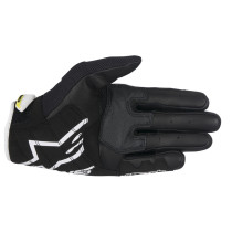 Gants moto racing Alpinestars SMX-2 Air Carbon V2 Noir Blanc Jaune Fluo 2