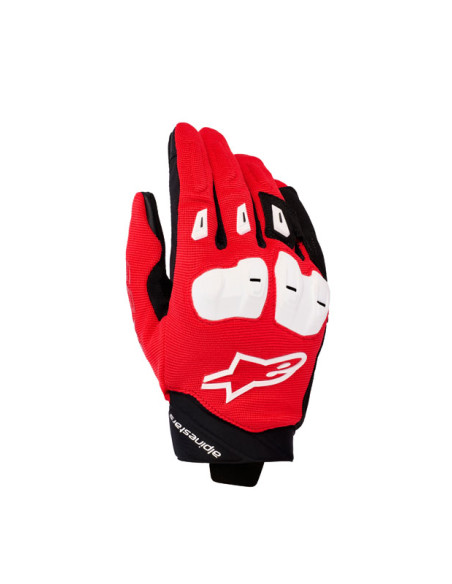 Gants moto racing Alpinestars SP-X 1 Rouge Noir Blanc