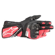 Gants moto sport femme Alpinestars Stella SP-8 V3 Noir Blanc Rose