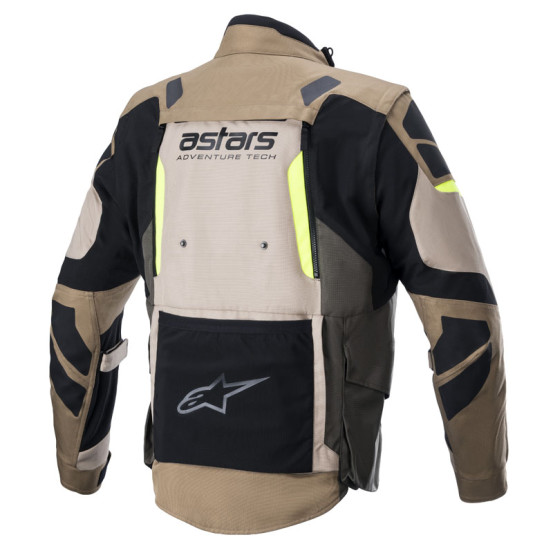 Veste moto Alpinestars Halo Drystar Beige Kaki